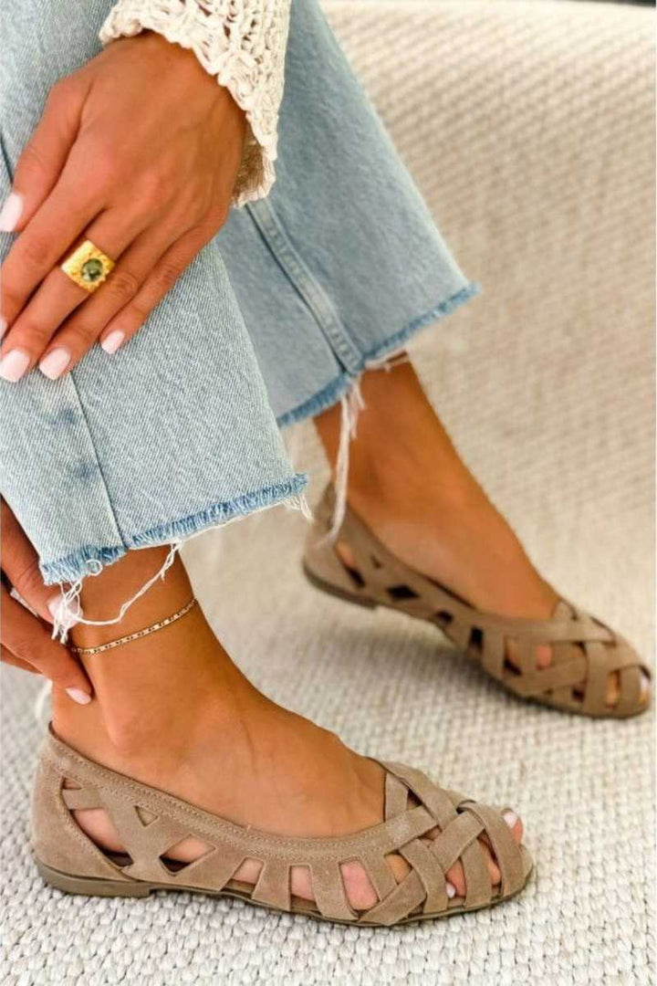 Sandalias Trenzadas de Color Caterina