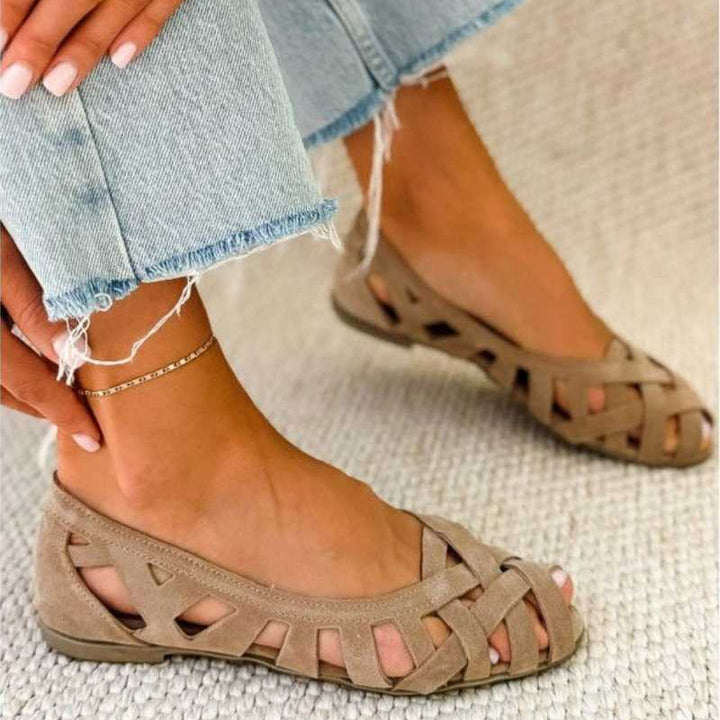 Sandalias Caterina Trenzadas de Colores Confort
