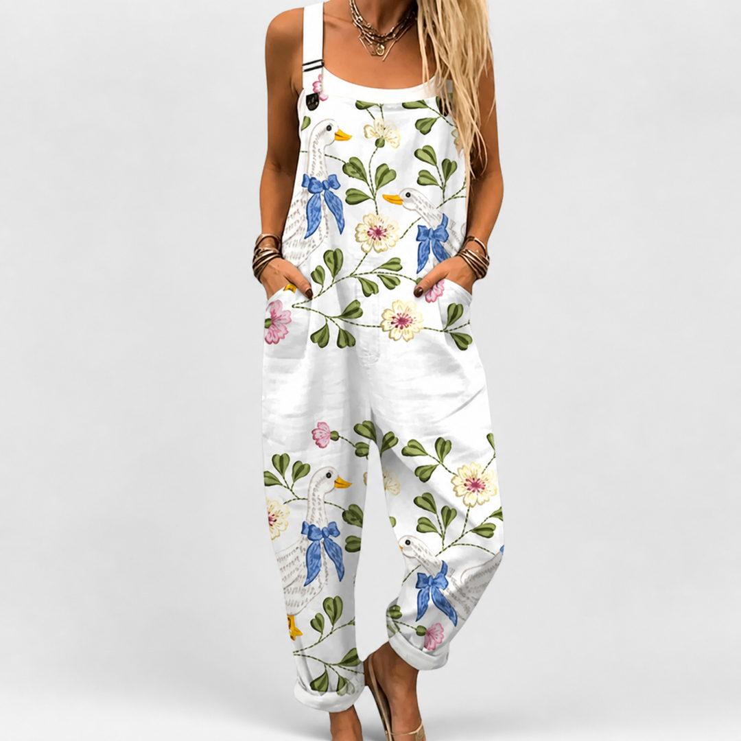 Salopette estampada cómoda