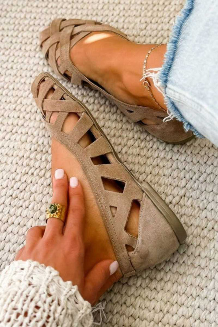 Sandalias Trenzadas de Color Caterina
