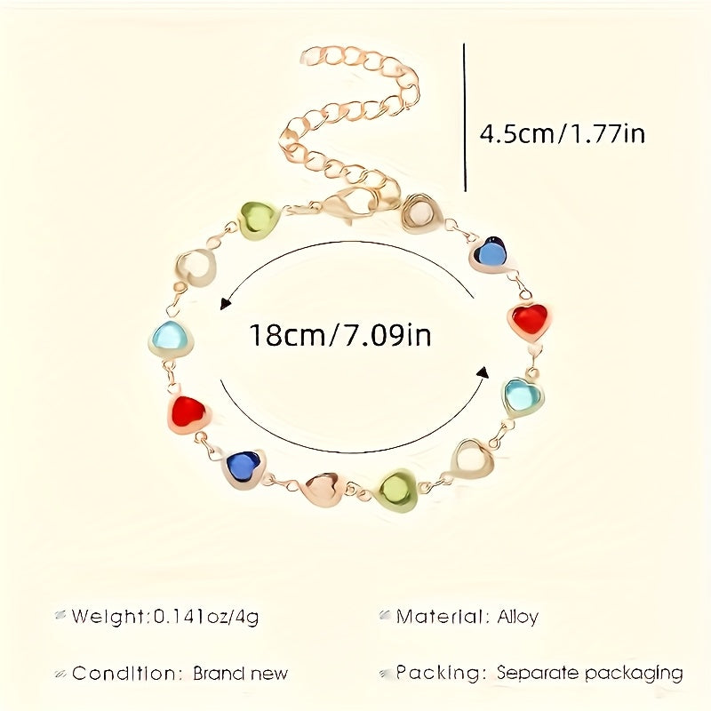 Valeska | Pulsera fina con silueta de corazón y acabado dorado