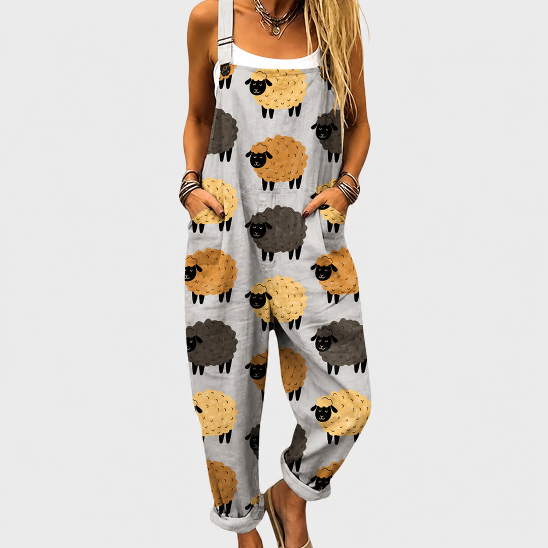Salopette estampada cómoda