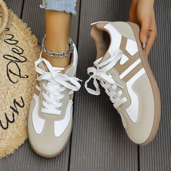 Lara | Zapatillas bicolor con horma ancha
