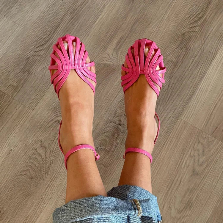 Virginia™ | Sandalias Joya Doradas