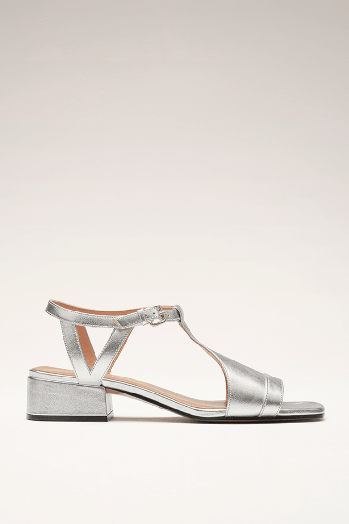 Serena™ | Sandalias Plateadas de Verano