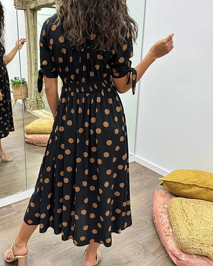 Valentina™ | Vestido Moderno de Lunares