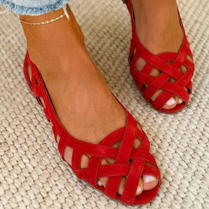 Sandalias Caterina Trenzadas de Colores Confort