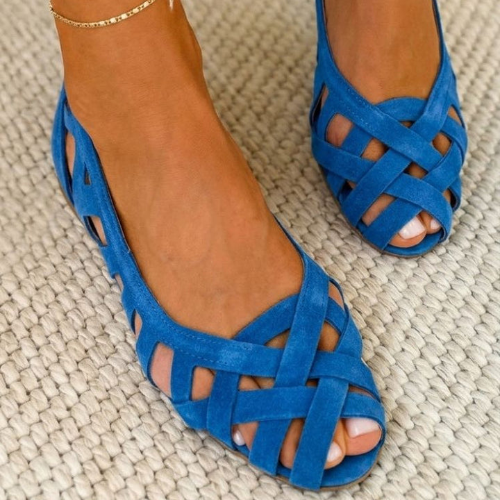 Sandalias Caterina Trenzadas de Colores Confort