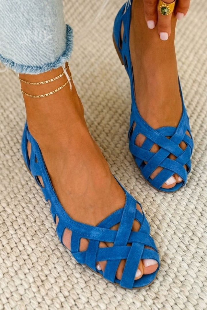 Sandalias Trenzadas de Color Caterina