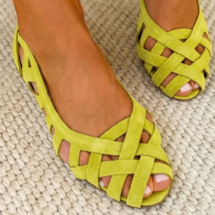 Sandalias Caterina Trenzadas de Colores Confort