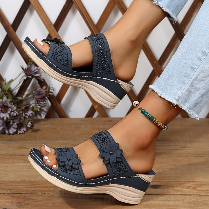 Emilia | Sandalias Confort Compensadas