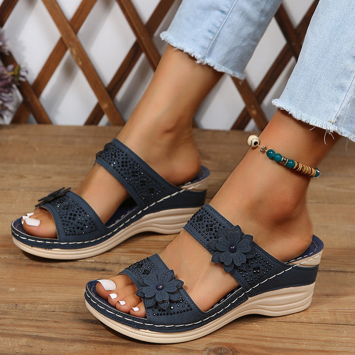 Emilia | Sandalias Confort Compensadas