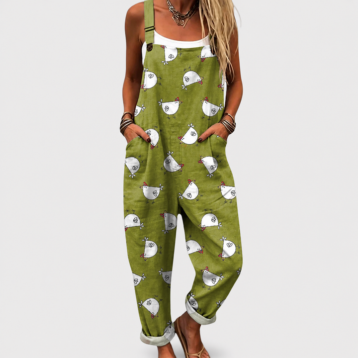 Salopette estampada cómoda