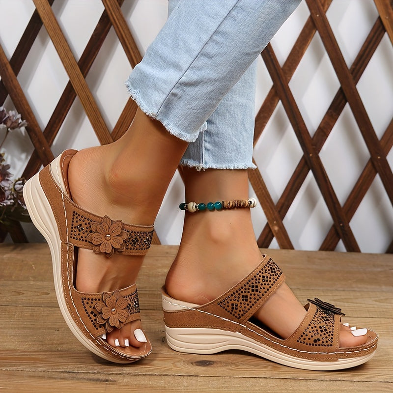 Emilia | Sandalias Confort Compensadas