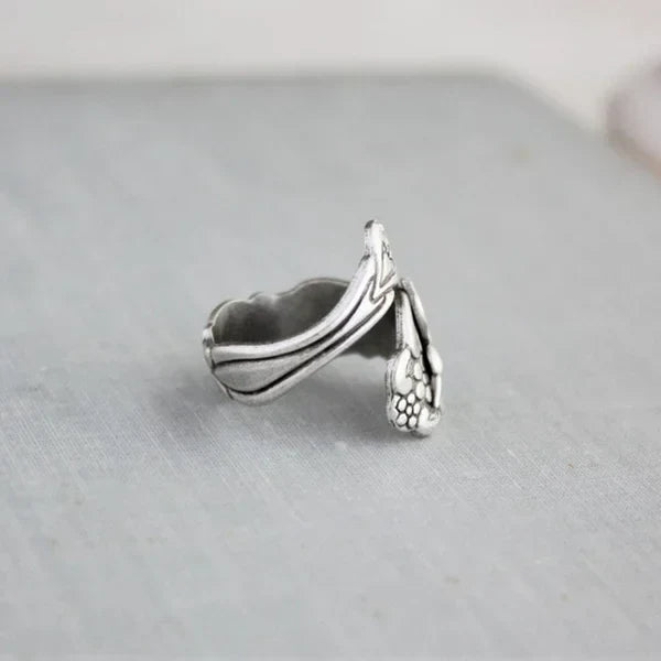 Anillo de Flor Colibrí