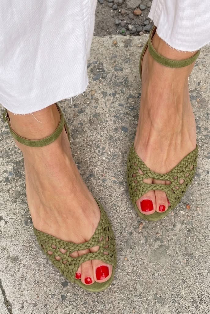 Isabel™ | Sandalias Trenzadas Doradas