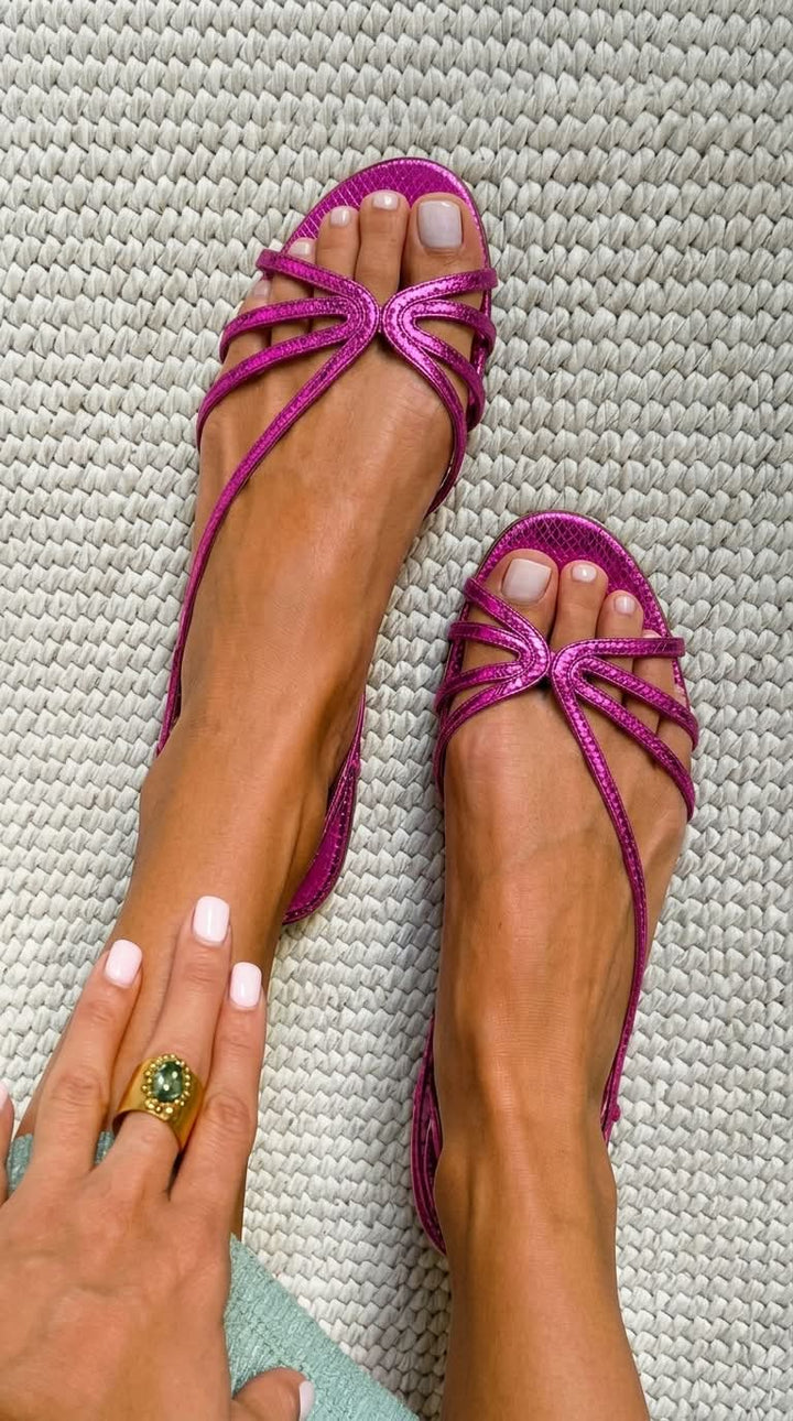 Ginevra™ | Sandalias Doradas de Elegancia Veraniega