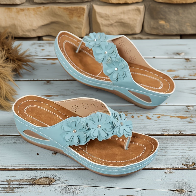 Evangelina | Sandalias Confort Floral