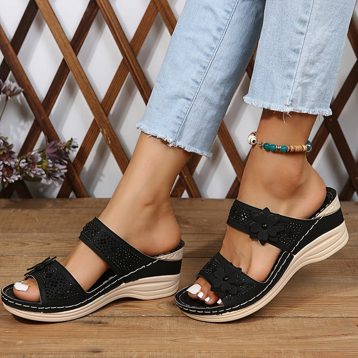 Emilia | Sandalias Confort Compensadas