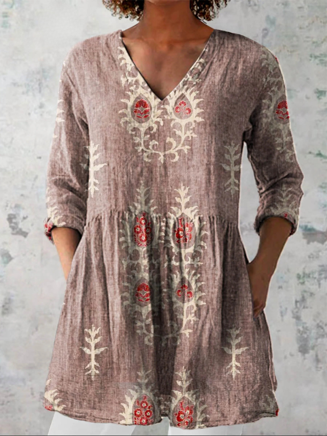 Camille | Blusa larga elegante