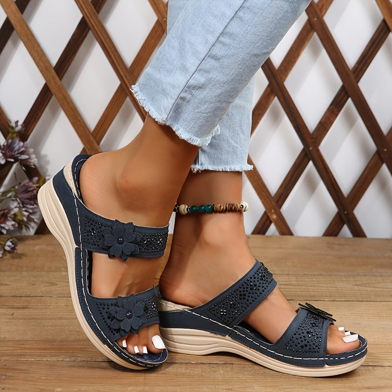 Emilia | Sandalias Confort Compensadas