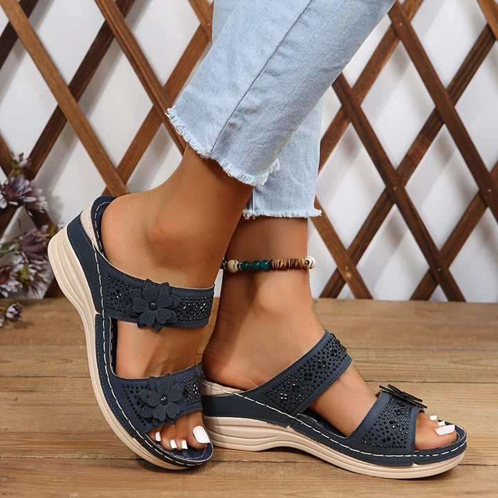 Emilia | Sandalias Confort Compensadas