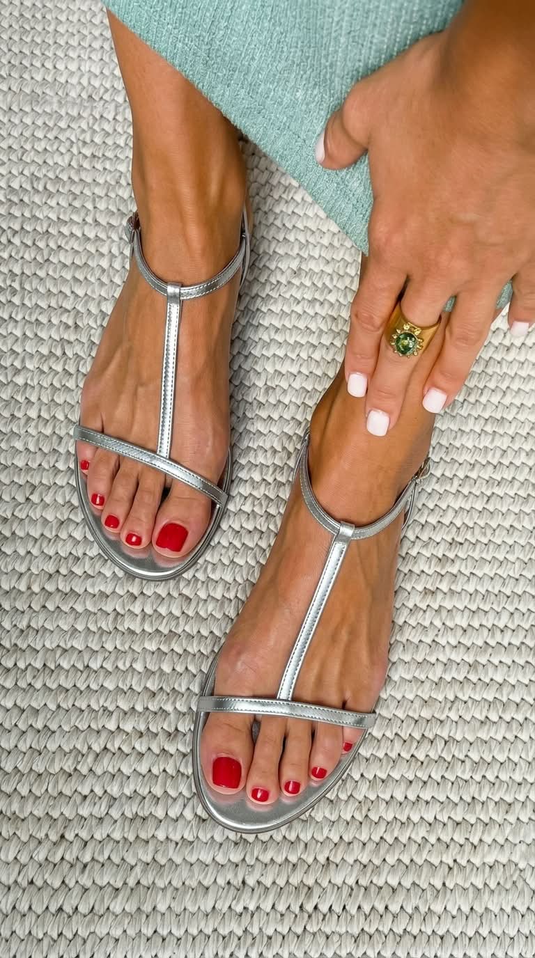 Rosalba™ | Sandalias Doradas de Verano