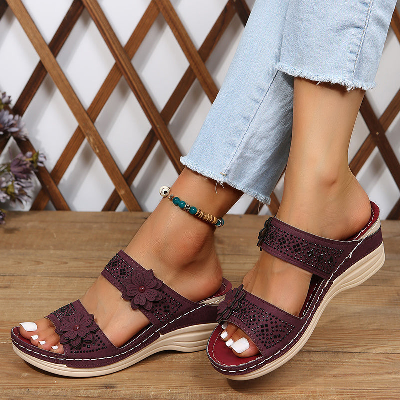Emilia | Sandalias Confort Compensadas