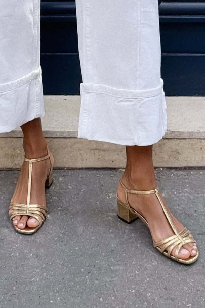 Alegra™ | Sandalias Doradas de Elegancia Diaria