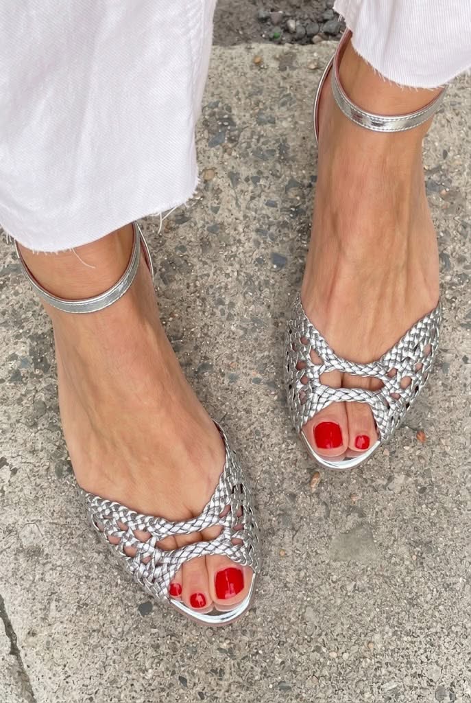 Isabel™ | Sandalias Trenzadas Doradas