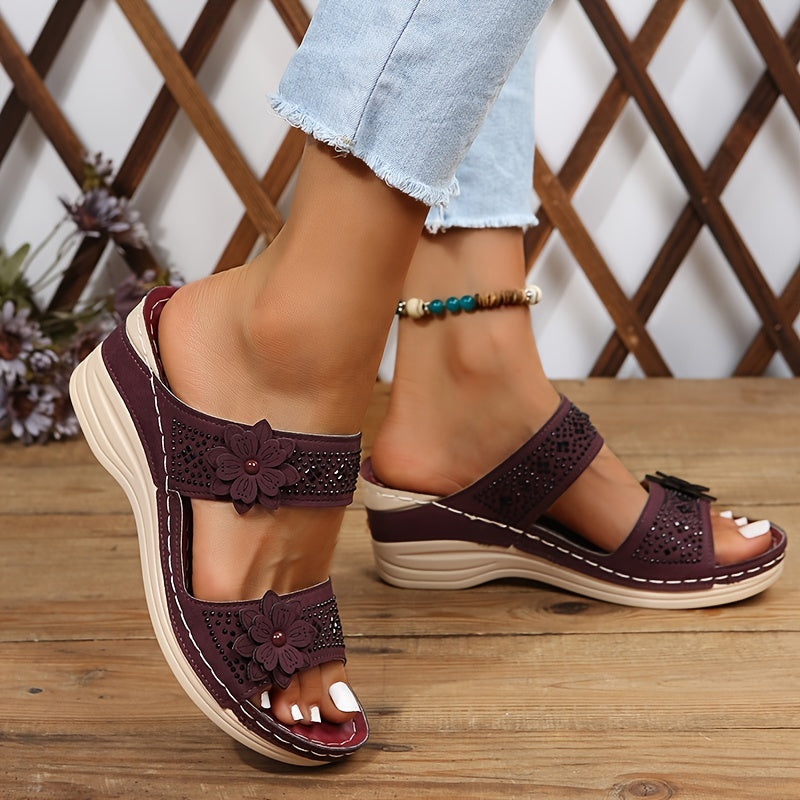 Emilia | Sandalias Confort Compensadas