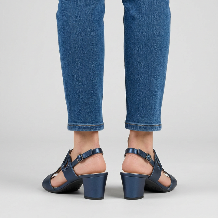 Gea - Sandalia cómoda para mujer con tacón