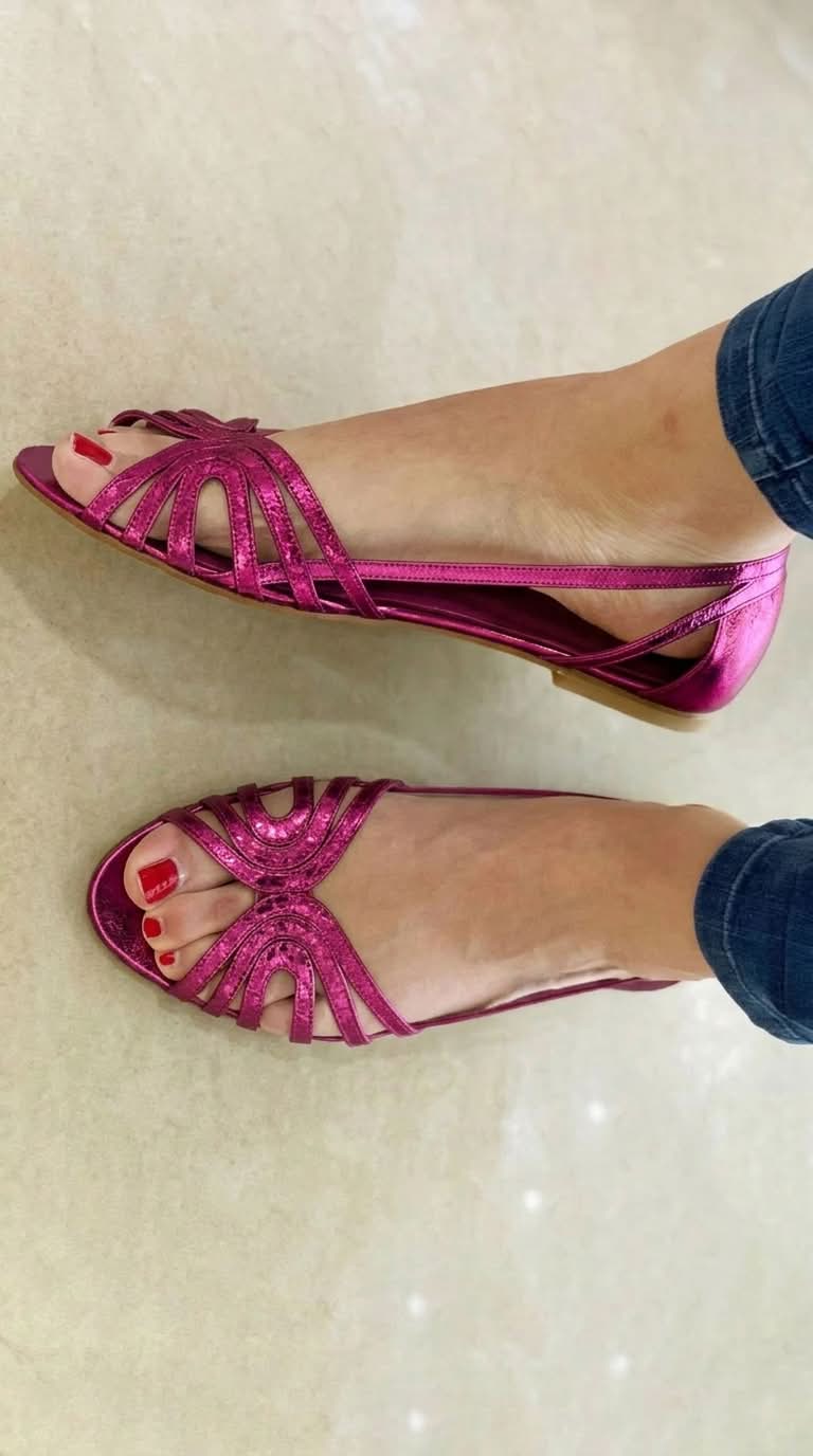 Elena™ | Sandalias Doradas Luz de Verano