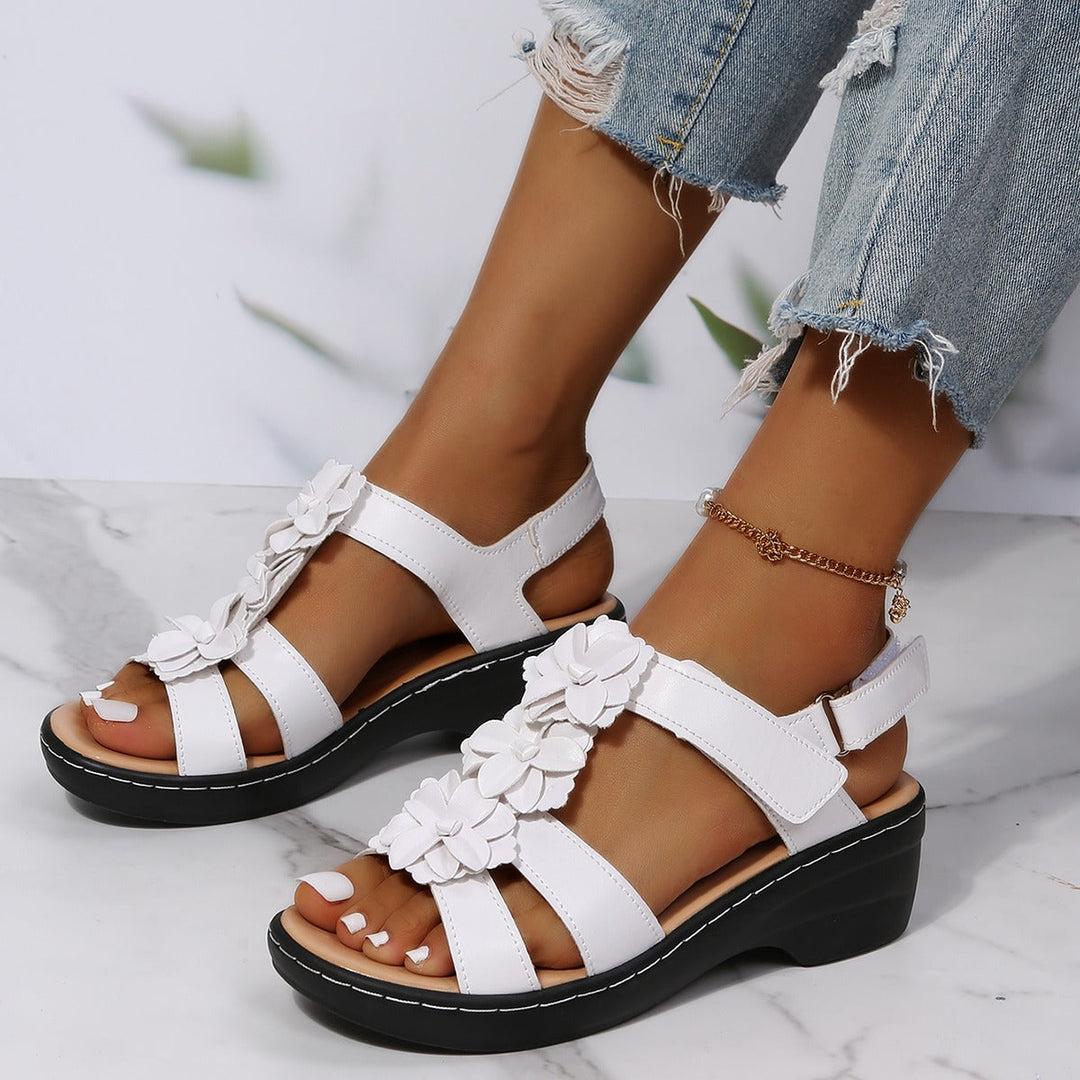 Burdeos | Sandalias ergonómicas con suela acolchada