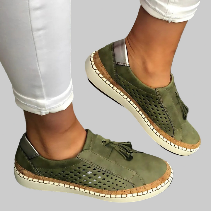 Laura | Zapatillas slip-on con suela acolchada