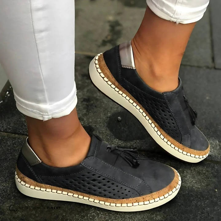 Laura | Zapatillas slip-on con suela acolchada