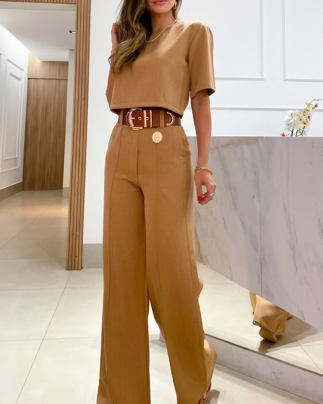 Set Demi Premium | Pantalón Fluido y Top