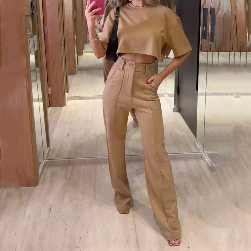 Set Demi Premium | Pantalón Fluido y Top