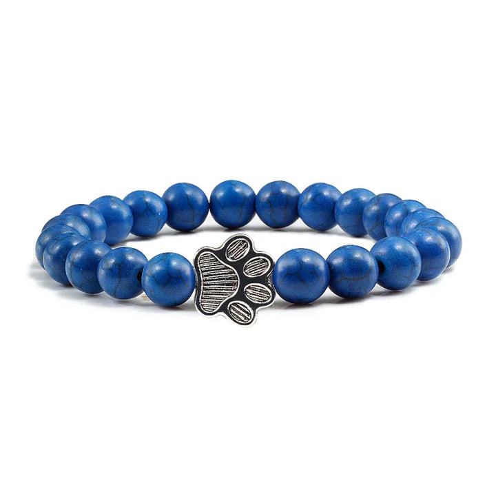 Pulsera de Patas con Perlas – Diseño de Piedra Natural
