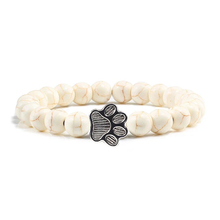 Pulsera de Patas con Perlas – Diseño de Piedra Natural