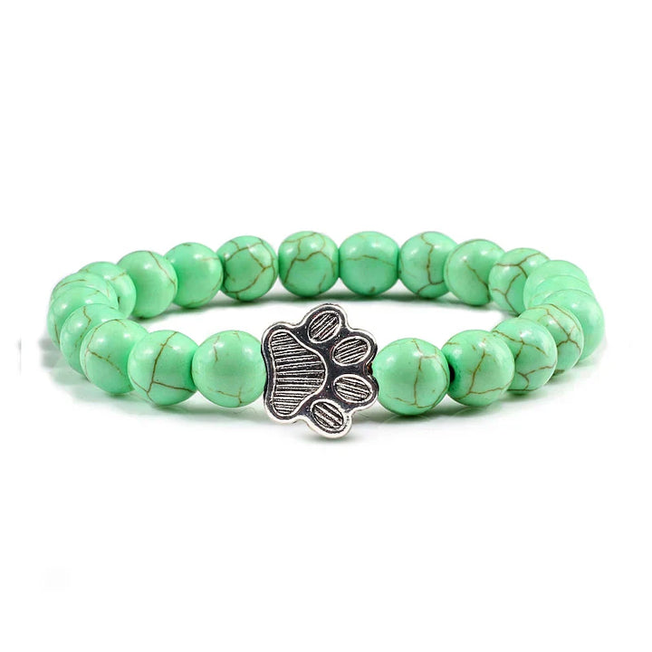 Pulsera de Patas con Perlas – Diseño de Piedra Natural