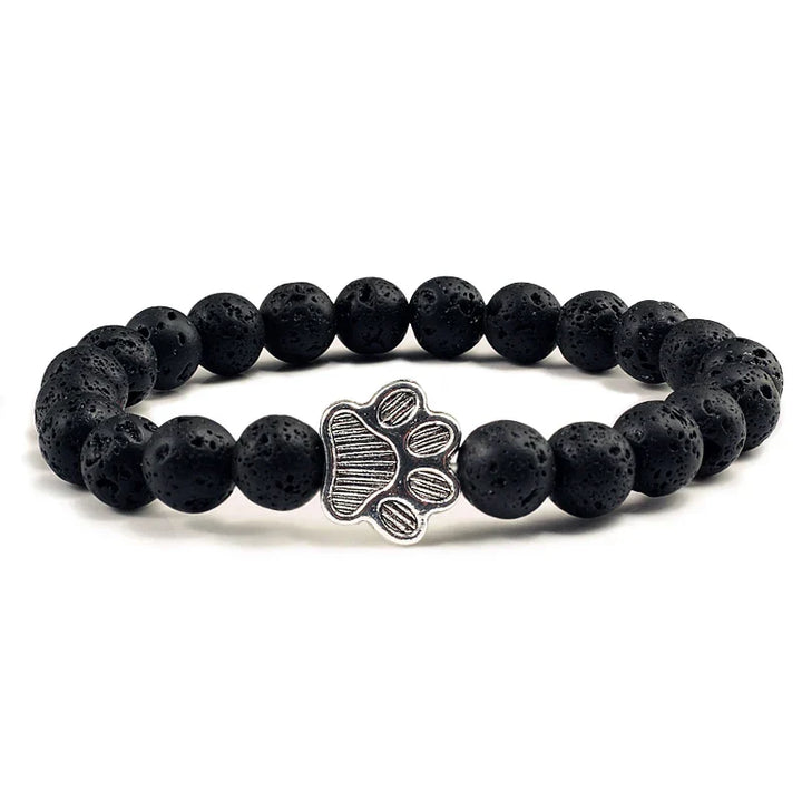 Pulsera de Patas con Perlas – Diseño de Piedra Natural