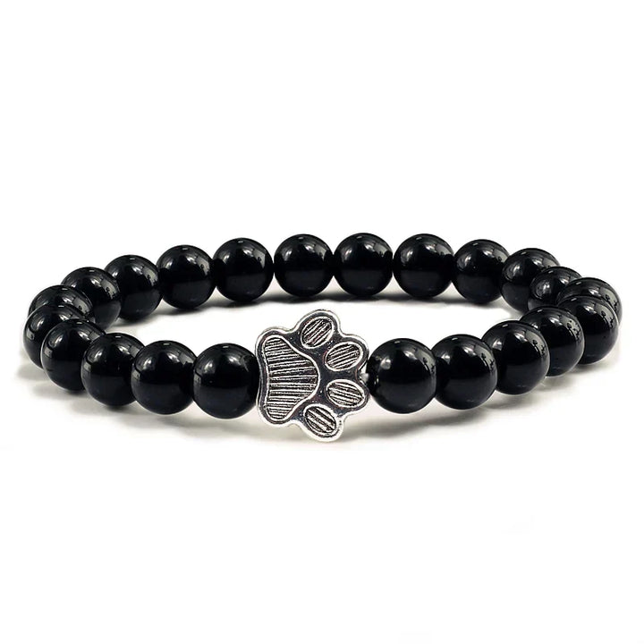Pulsera de Patas con Perlas – Diseño de Piedra Natural
