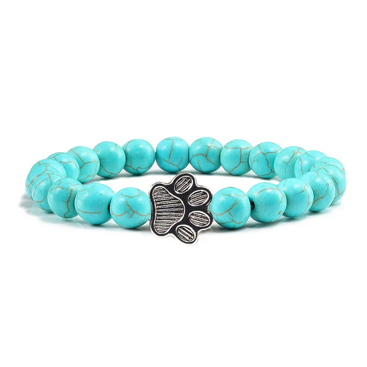 Pulsera de Patas con Perlas – Diseño de Piedra Natural