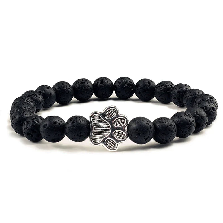 Pulsera de Patas con Perlas – Diseño de Piedra Natural