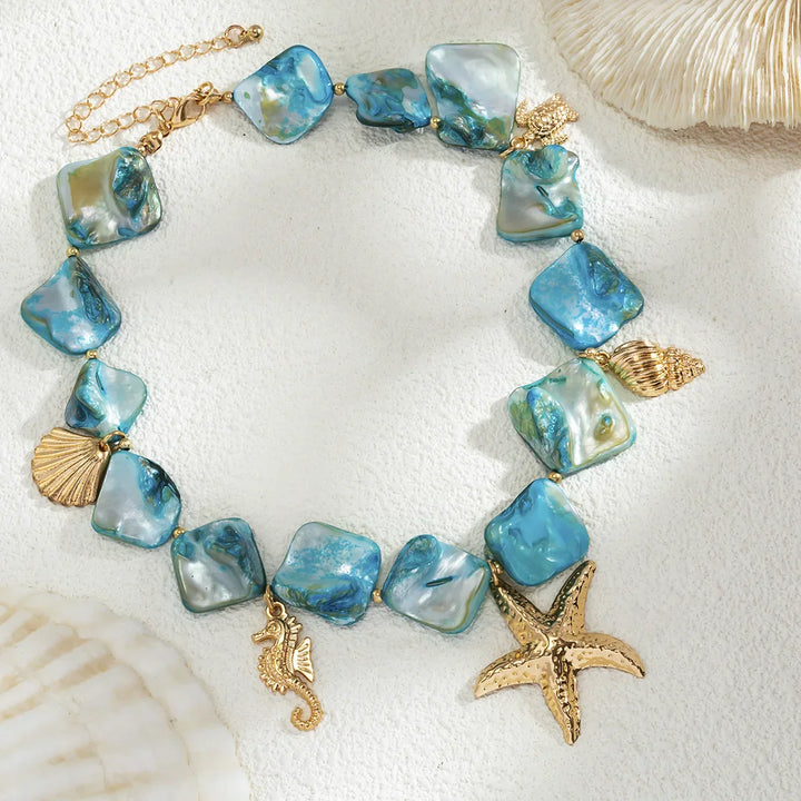 Collar Azul Sueños del Océano