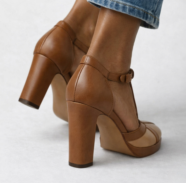 Malena | Zapatos de tacón retro con soporte ergonómico