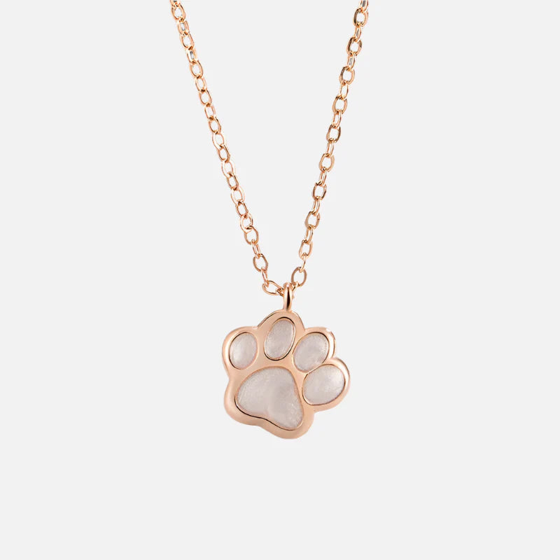 Collar con Encanto de Huella