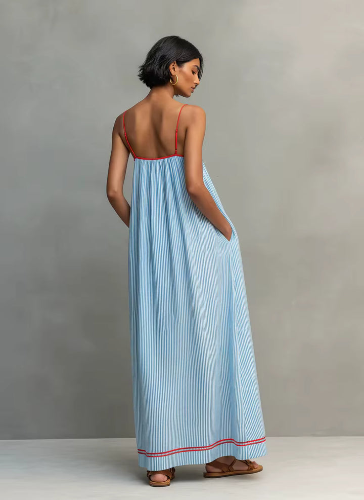 Martina | Vestido largo sofisticado de silueta fluida