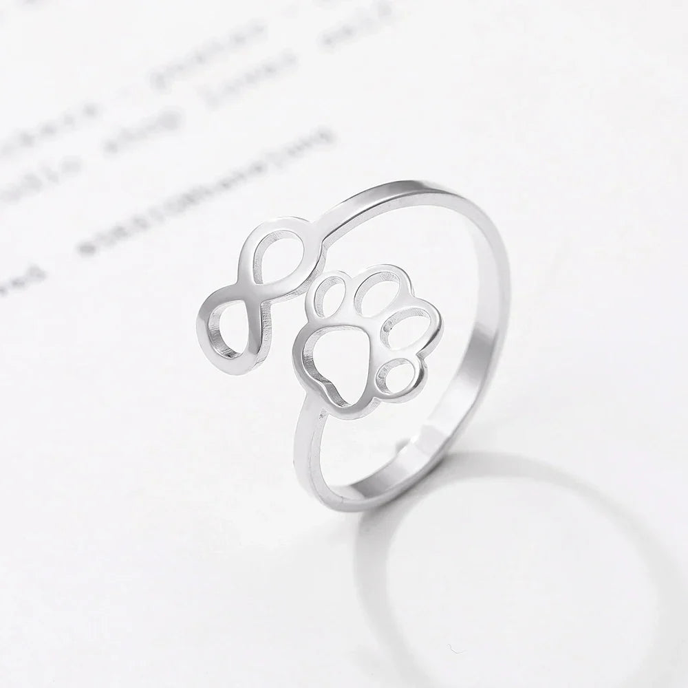 Anillo de Patas Infinito Ajustable – Acero Inoxidable